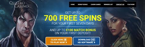 quatro casino free spins/